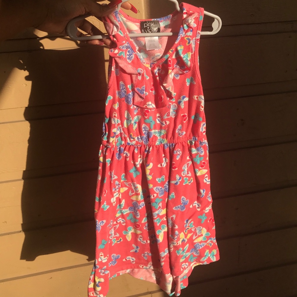Girls Pink Flower dress